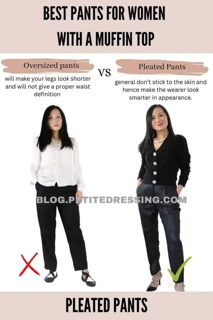 The Ultimate Pants Guide for Women with a Muffin Top - Petite Dressing