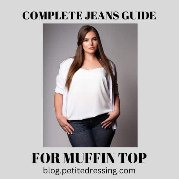 What types of jeans can hide muffin top