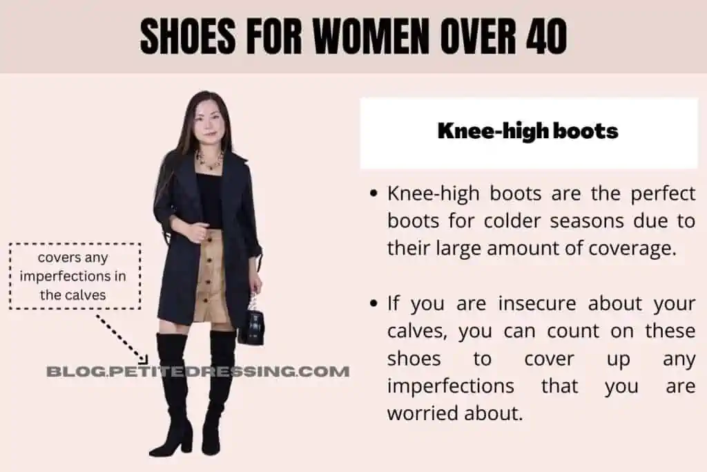 Shoes for Women Over 40-Knee-high boots