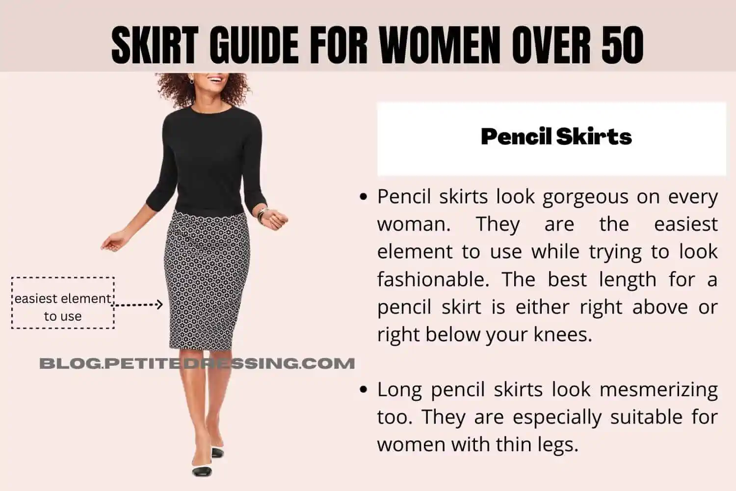 50s skirt outlet length