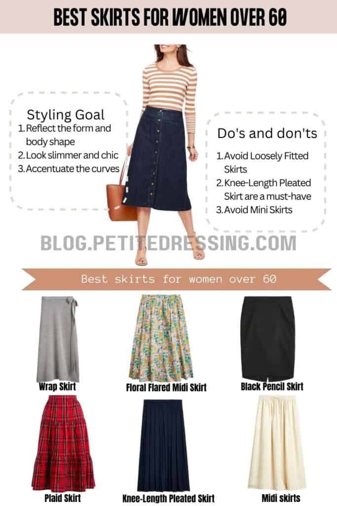 Skirts Guide For Women Over 60-1