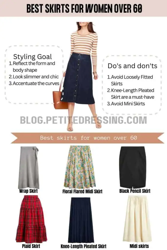 The Complete Skirts Guide For Women Over 60 - Petite Dressing