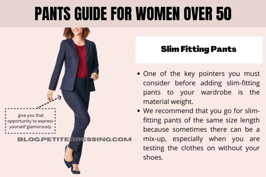 Slim Fitting Pants