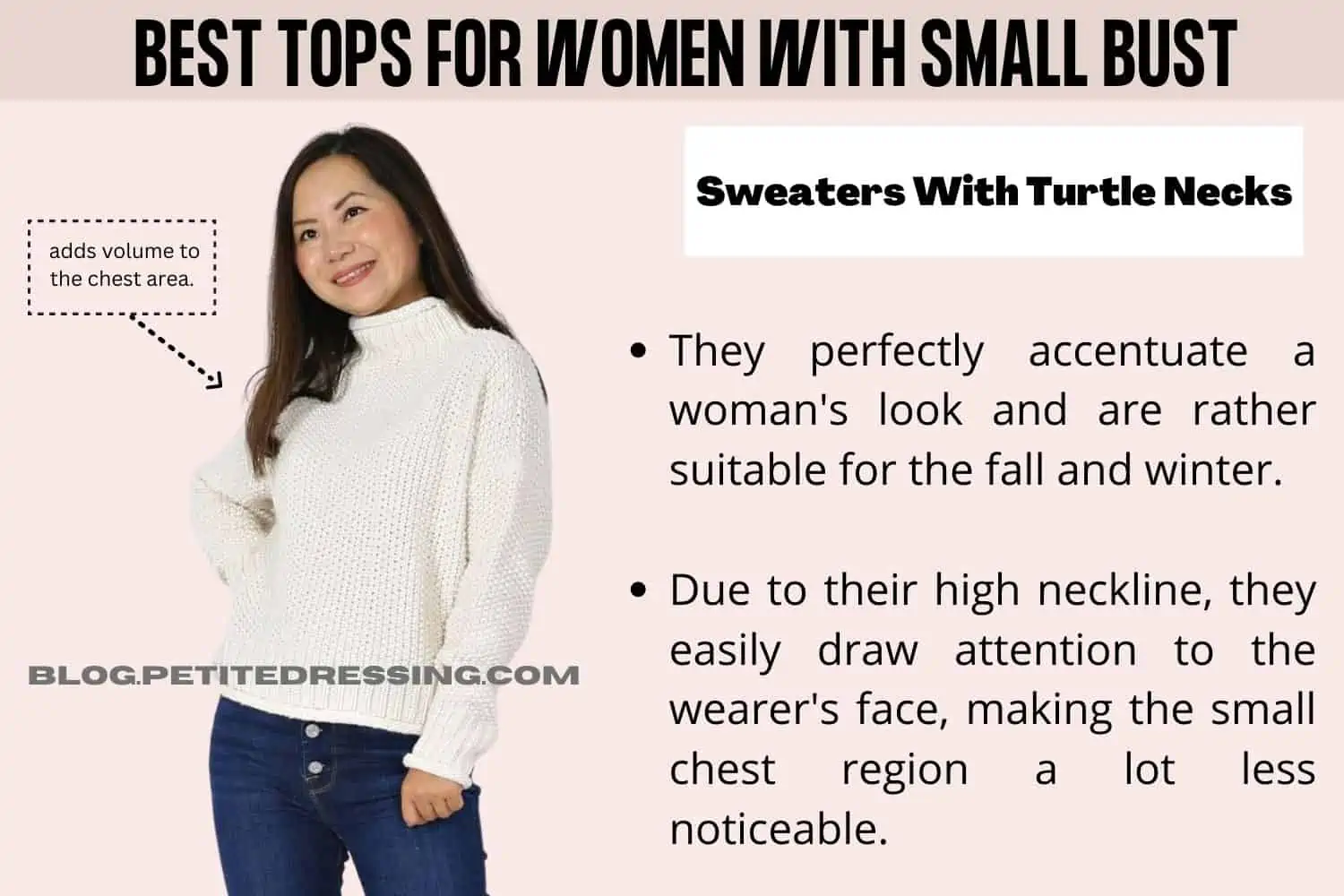 The Complete Tops Guide for Women With Small Bust - Petite Dressing