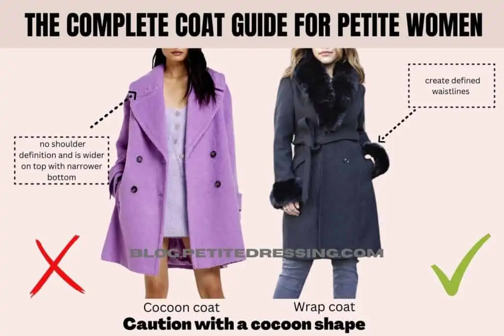 The Complete Coat Guide for Petite Women-avoid cocoon