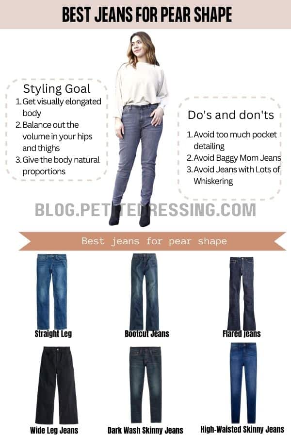 The Complete Jeans Guide for Pear Shape