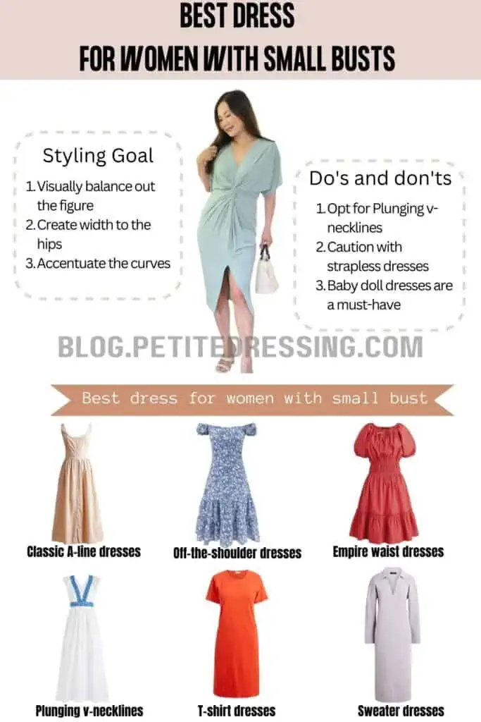 The Dress Guide for Women With Small Busts-1