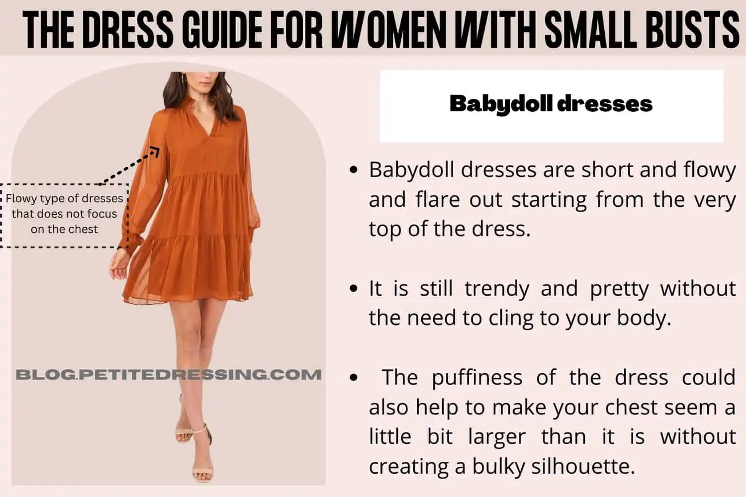 How to dress for a Small bust