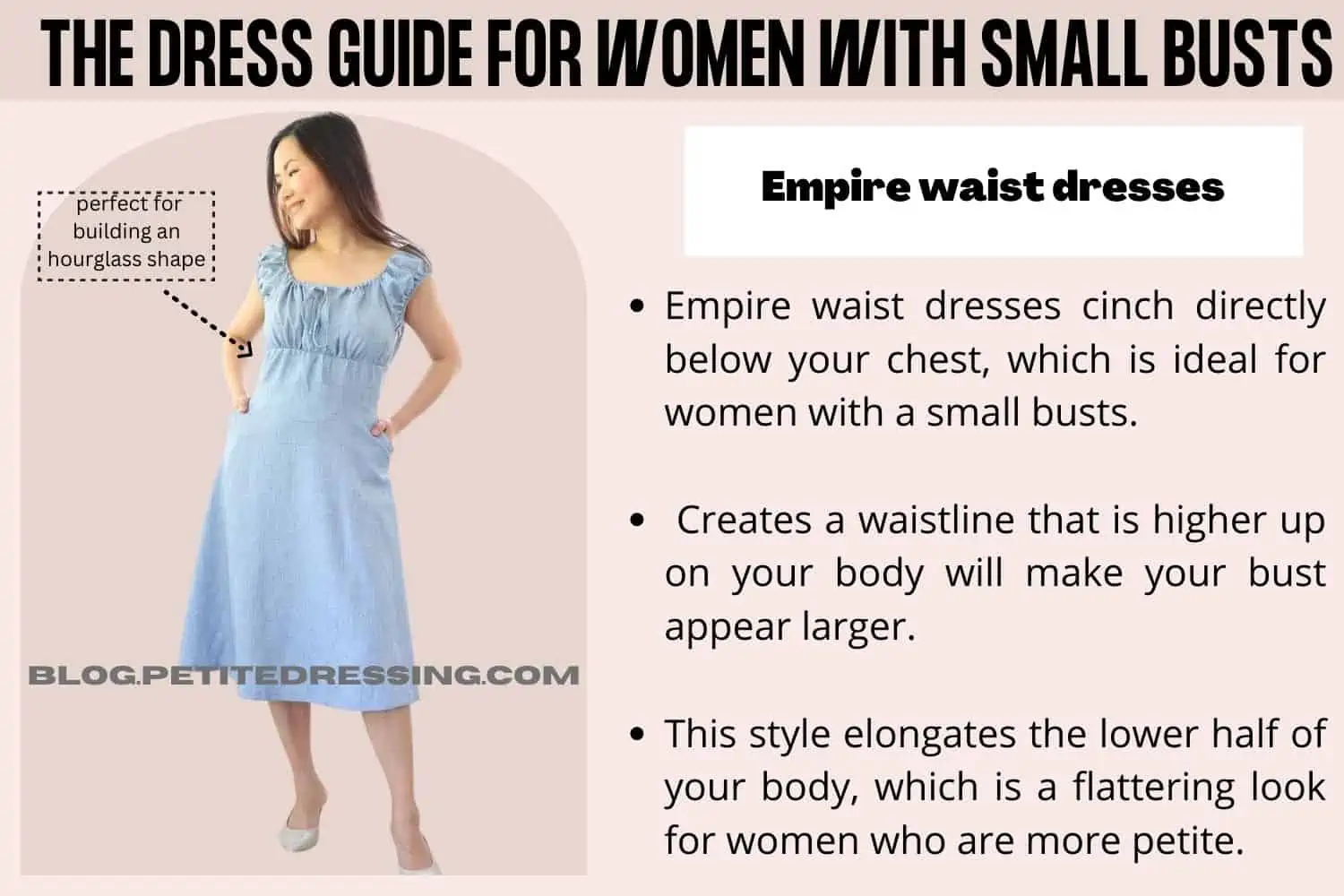 How to Dress Small Bust Big Tummy?  Small bust, Small bust fashion, Big  hips outfit