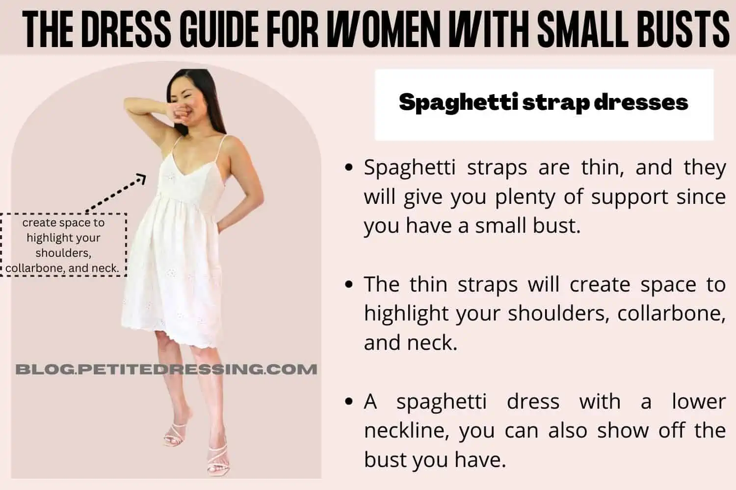 The Dress Guide for Women With Small Busts - Petite Dressing