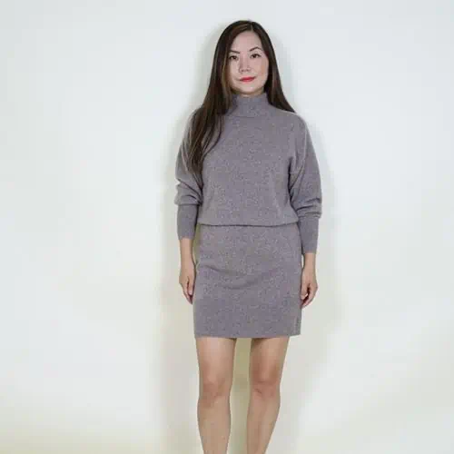 The Dress Guide for Women With Small Busts-Sweater dresses