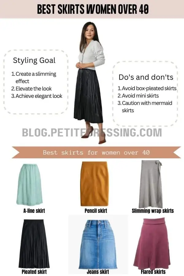 40s a line skirt best sale