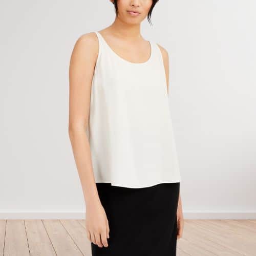 The Tops Guide for Women Over 60-Silk tank tops