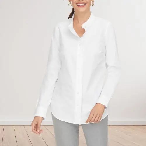 The Tops Guide for Women Over 60-The classic white blouse