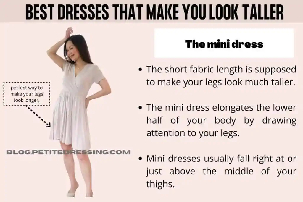 The mini dress