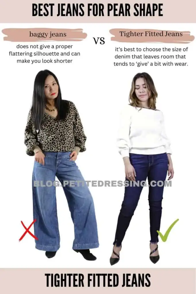 The Complete Jeans Guide for Pear Shape - Petite Dressing