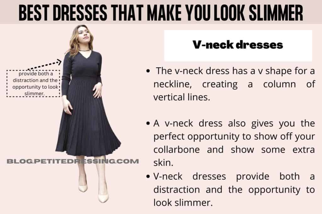 V-neck dresses