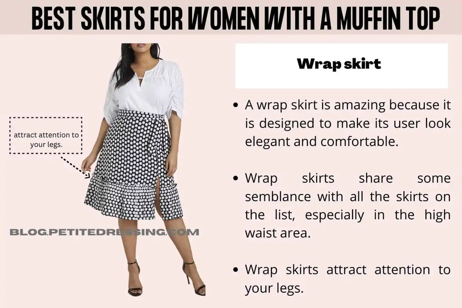 The Complete Skirt Guide for Women With A Muffin Top - Petite Dressing