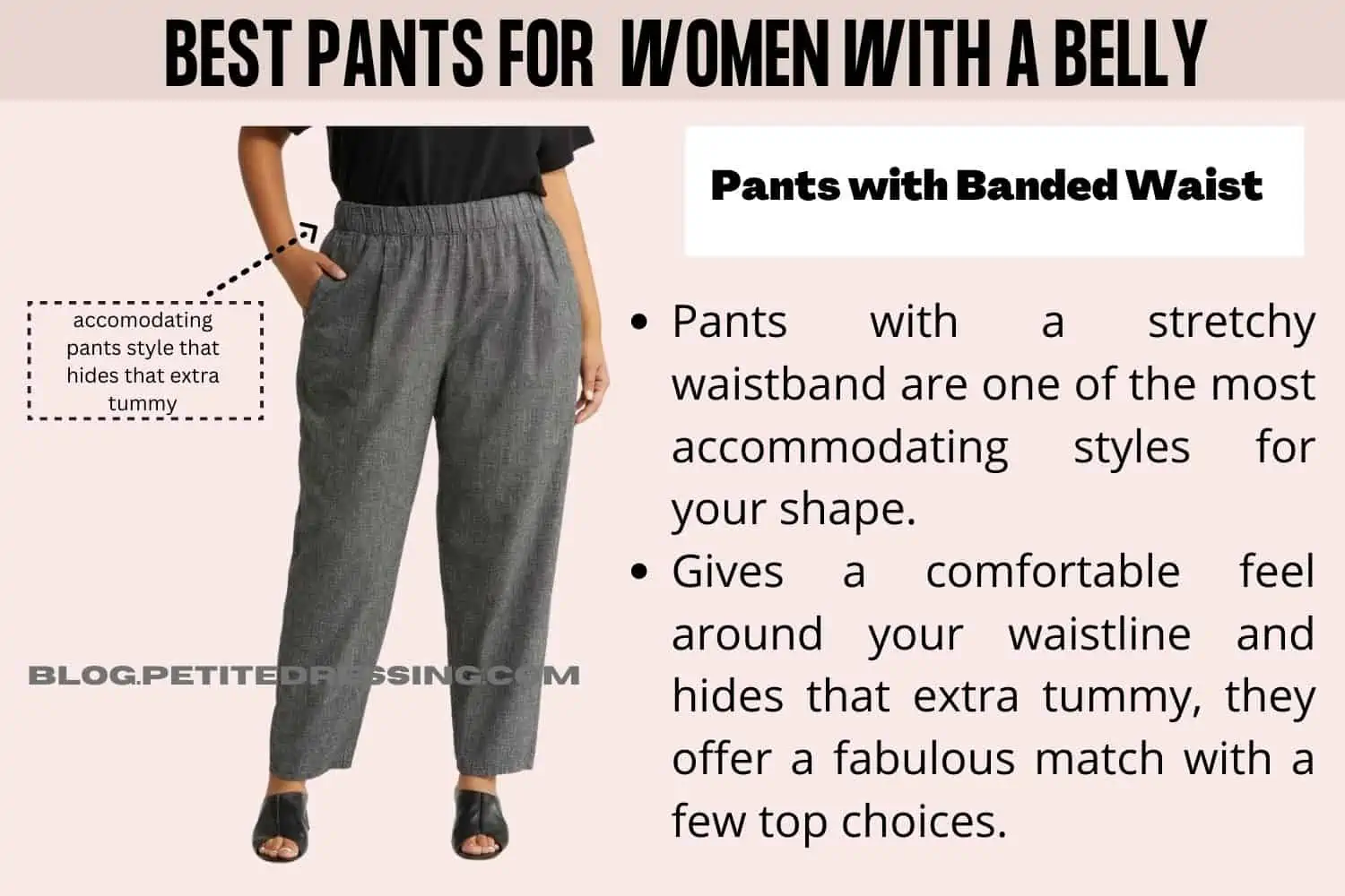 Best trouser style 2025 for big tummy