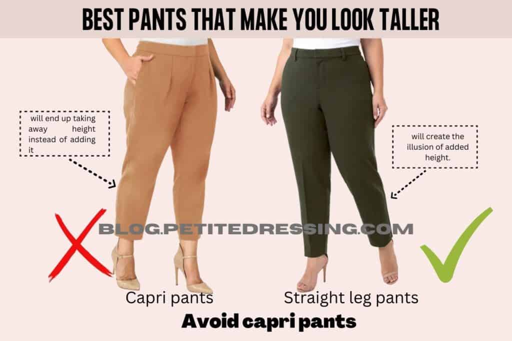 avoid capri pants