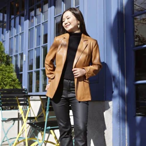 The Complete Coat Guide for Women Over 40-leather coats