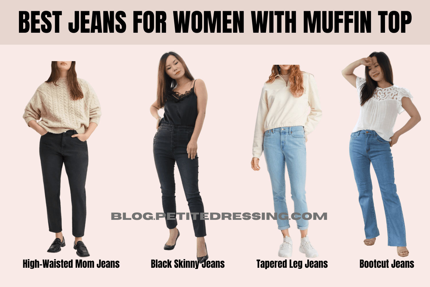 The Complete Jeans Guide for Women with Muffin Top