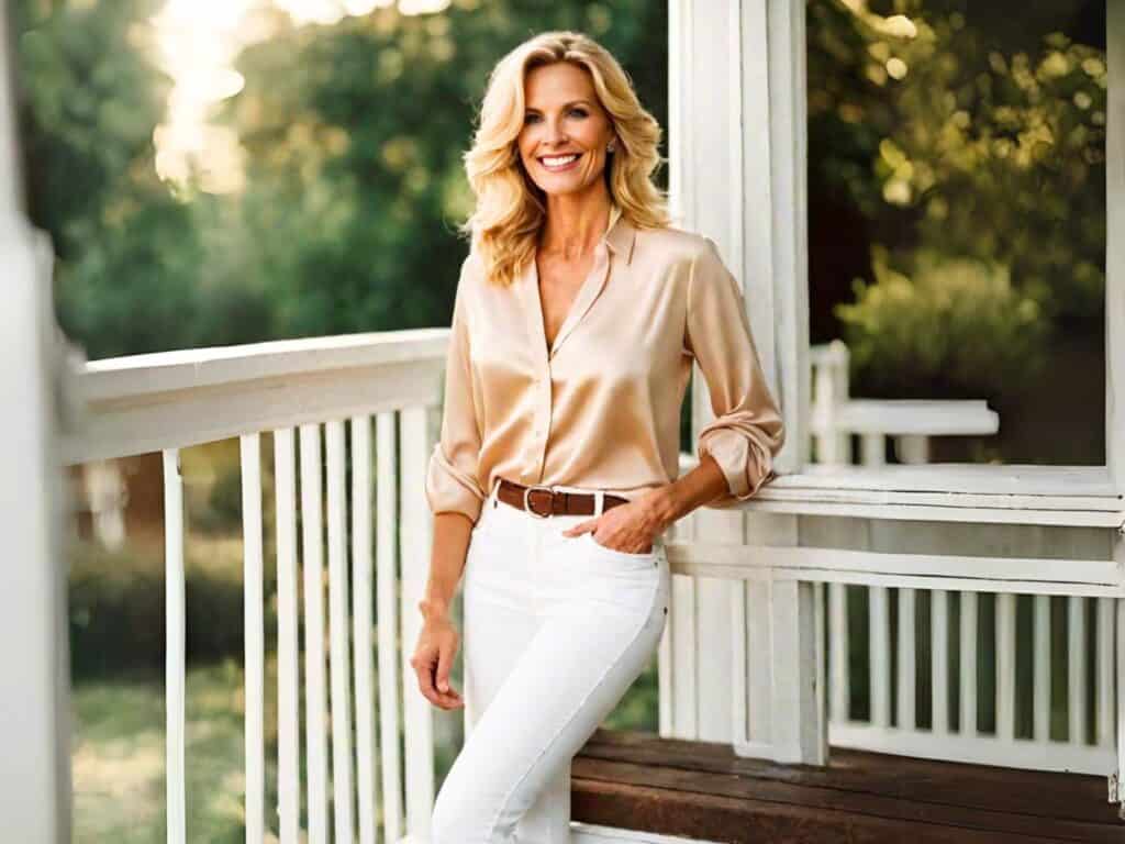 what tops look best over 40