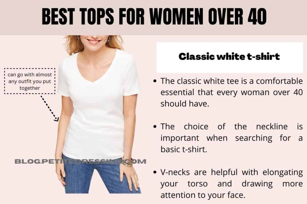classic white t-shirt