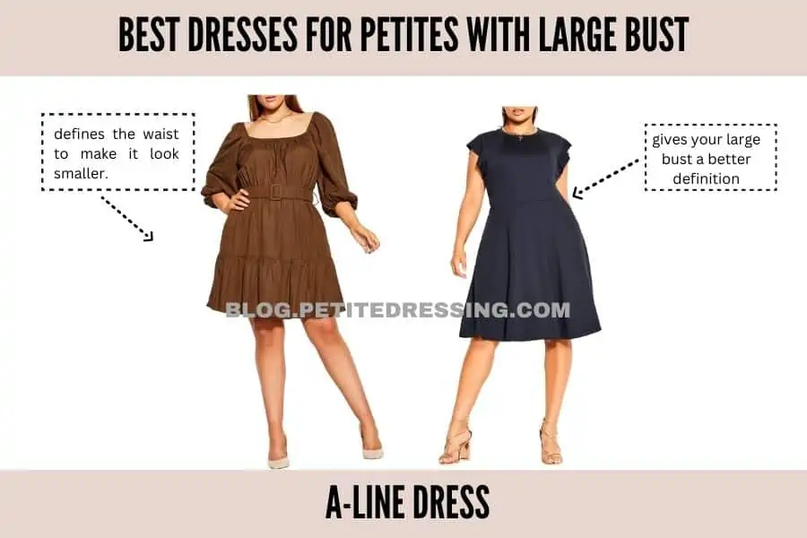 The Complete Dress Guide for Petites with a Large Bust - Petite Dressing