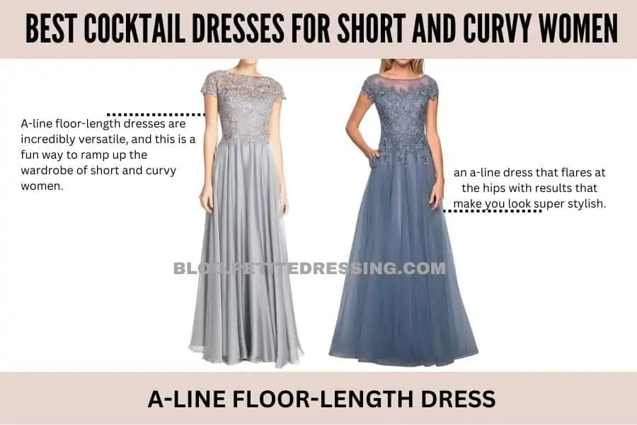 A-line floor-length dress-1