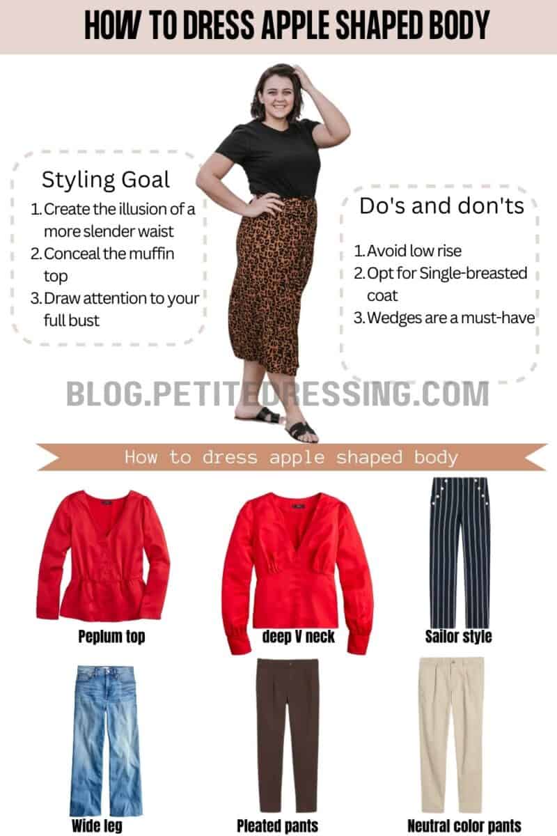 How to Dress Apple Body Shape