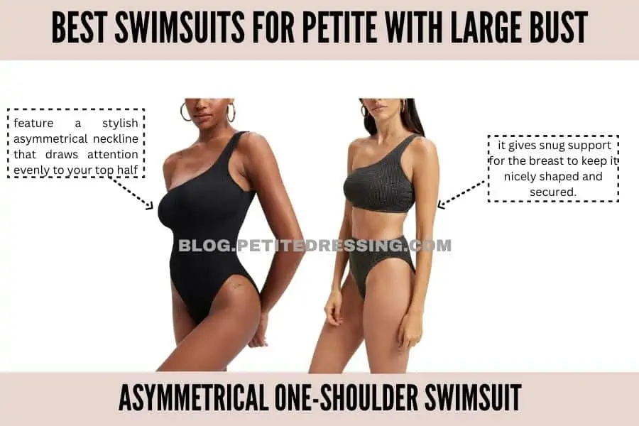 The Swimsuit guide for Petites with a Large Bust - Petite Dressing