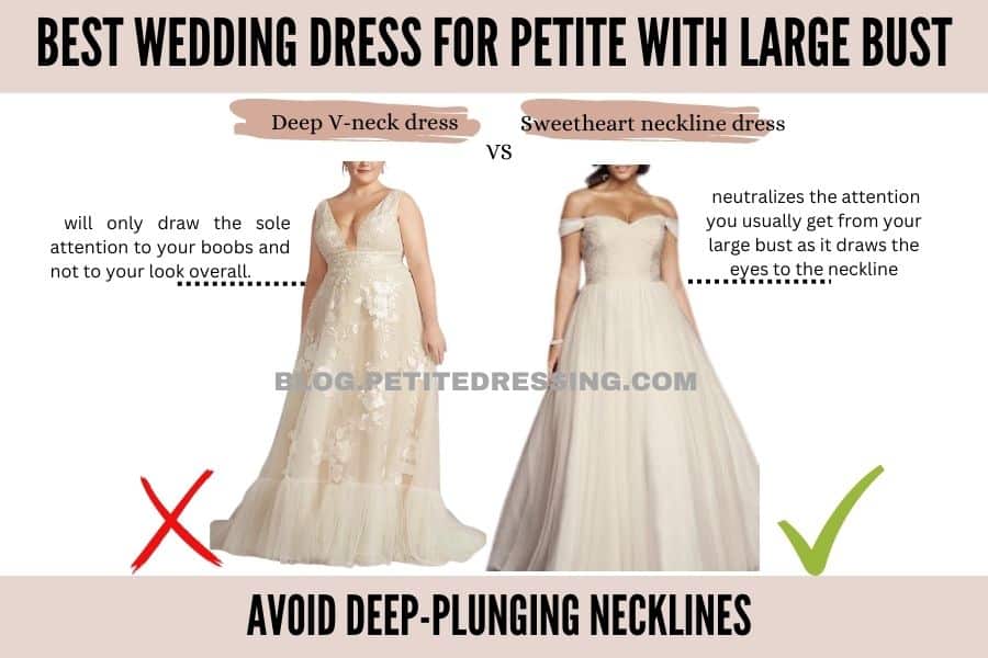 Avoid Deep-Plunging Necklines