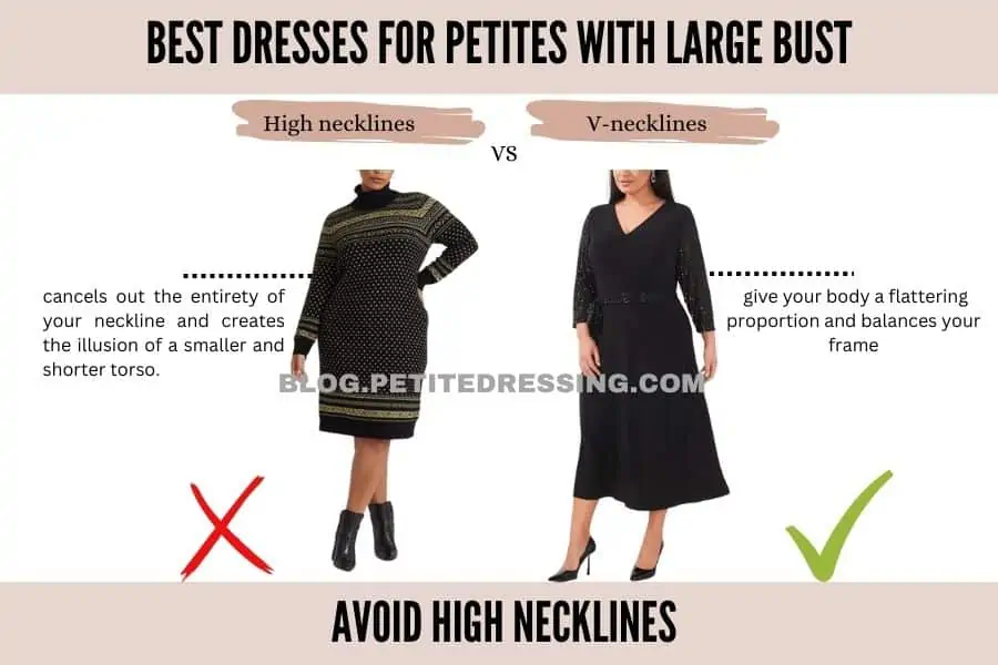 The Complete Dress Guide for Petites with a Large Bust - Petite Dressing