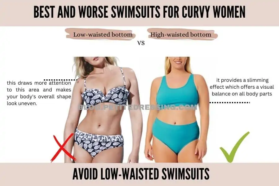 Avoid Low-waisted swimsuits