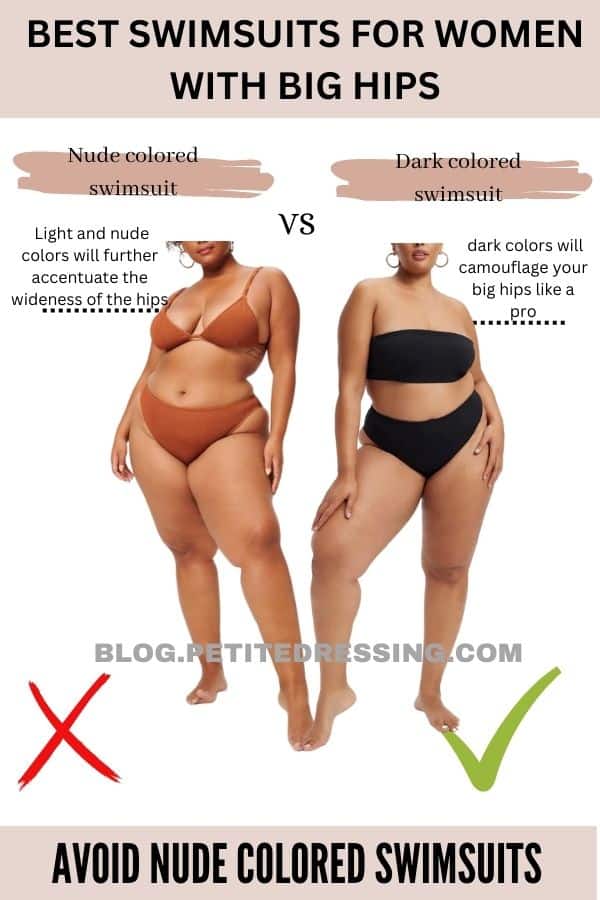 Avoid Nude Colored Swimsuits