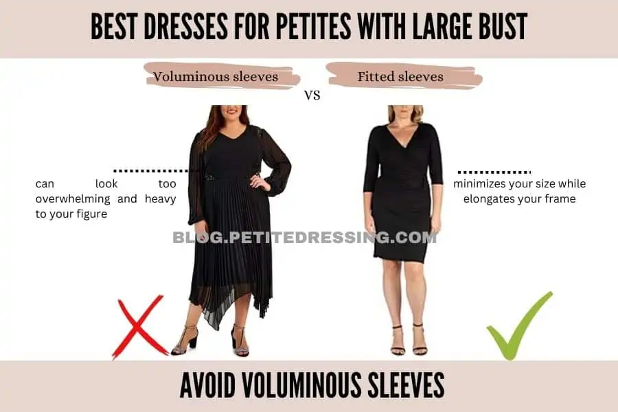 Avoid Voluminous Sleeves