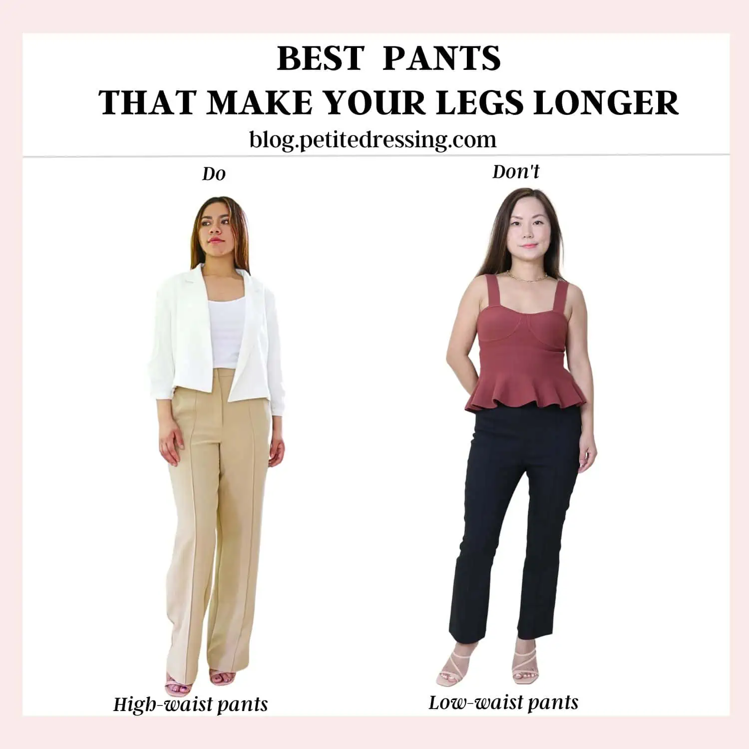 12 side stripe trousers that'll make legs look longer