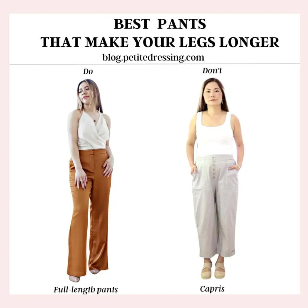 I'm 5'2, here's 9 Pants Styles that makes your Legs look Longer