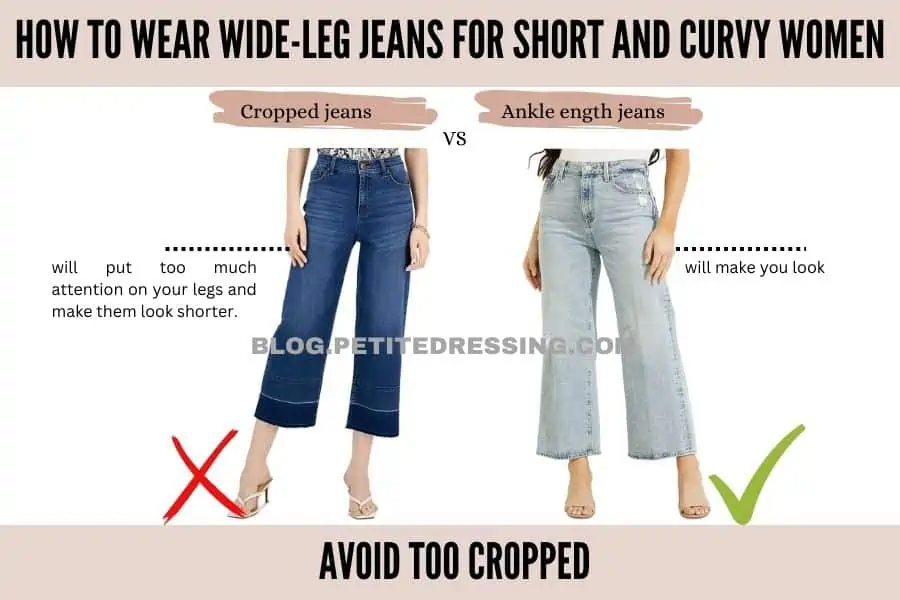 Wide Leg Jeans Guide for Short and Curvy Women - Petite Dressing