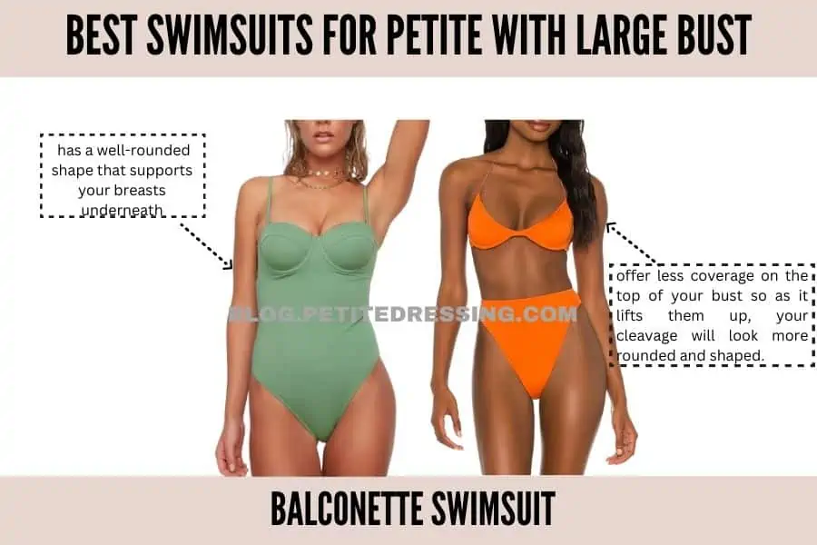 The Swimsuit guide for Petites with a Large Bust - Petite Dressing