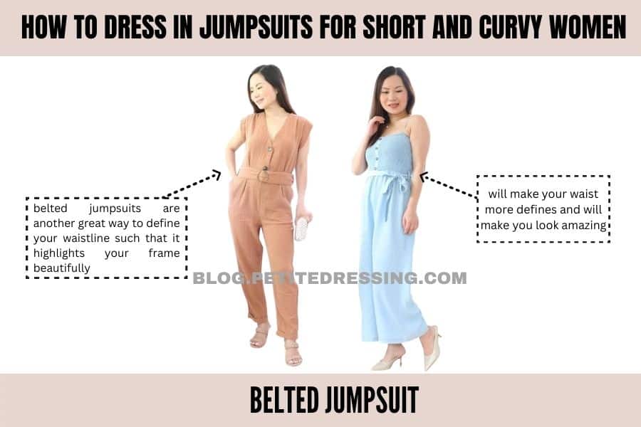 Belted jumpsuit