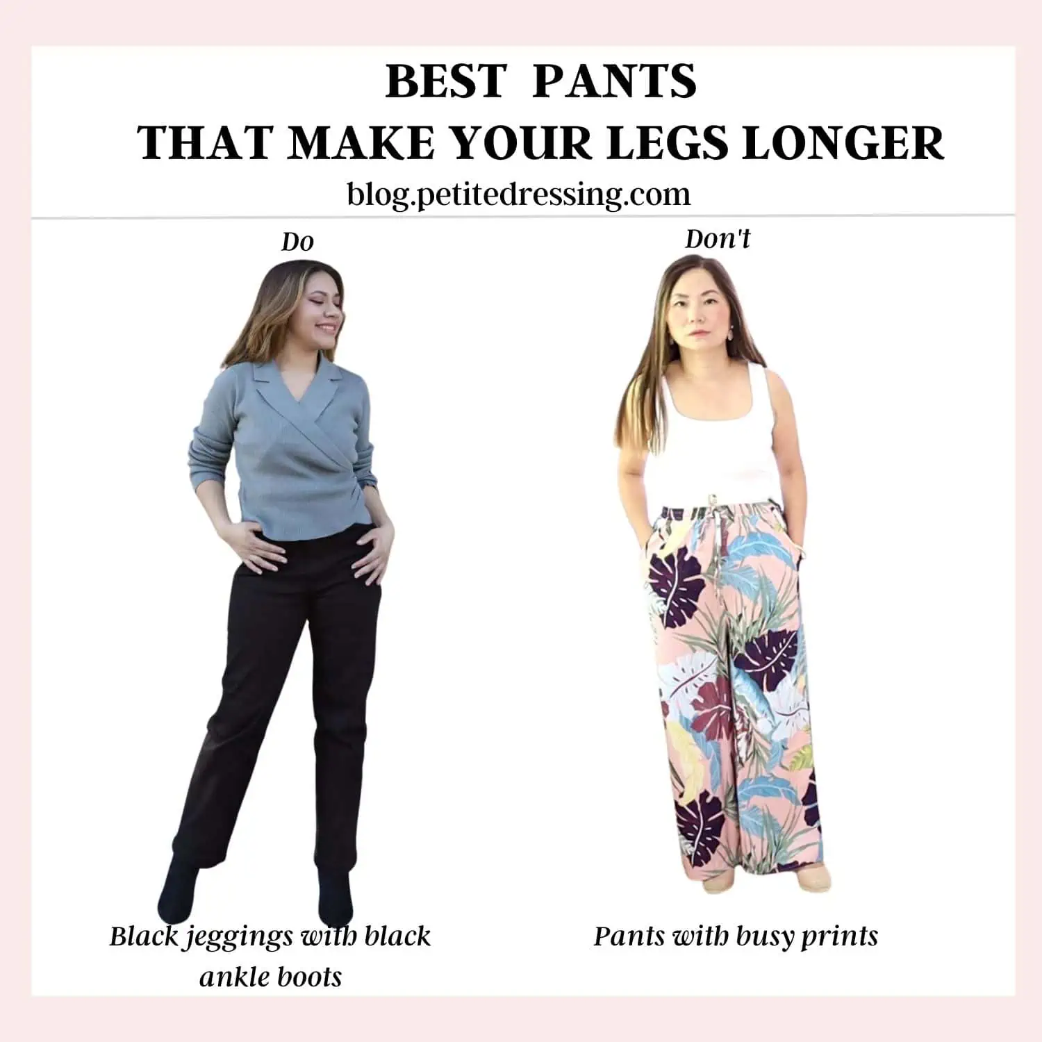 I'm 5'2, here's 9 Pants Styles that makes your Legs look Longer - Petite  Dressing