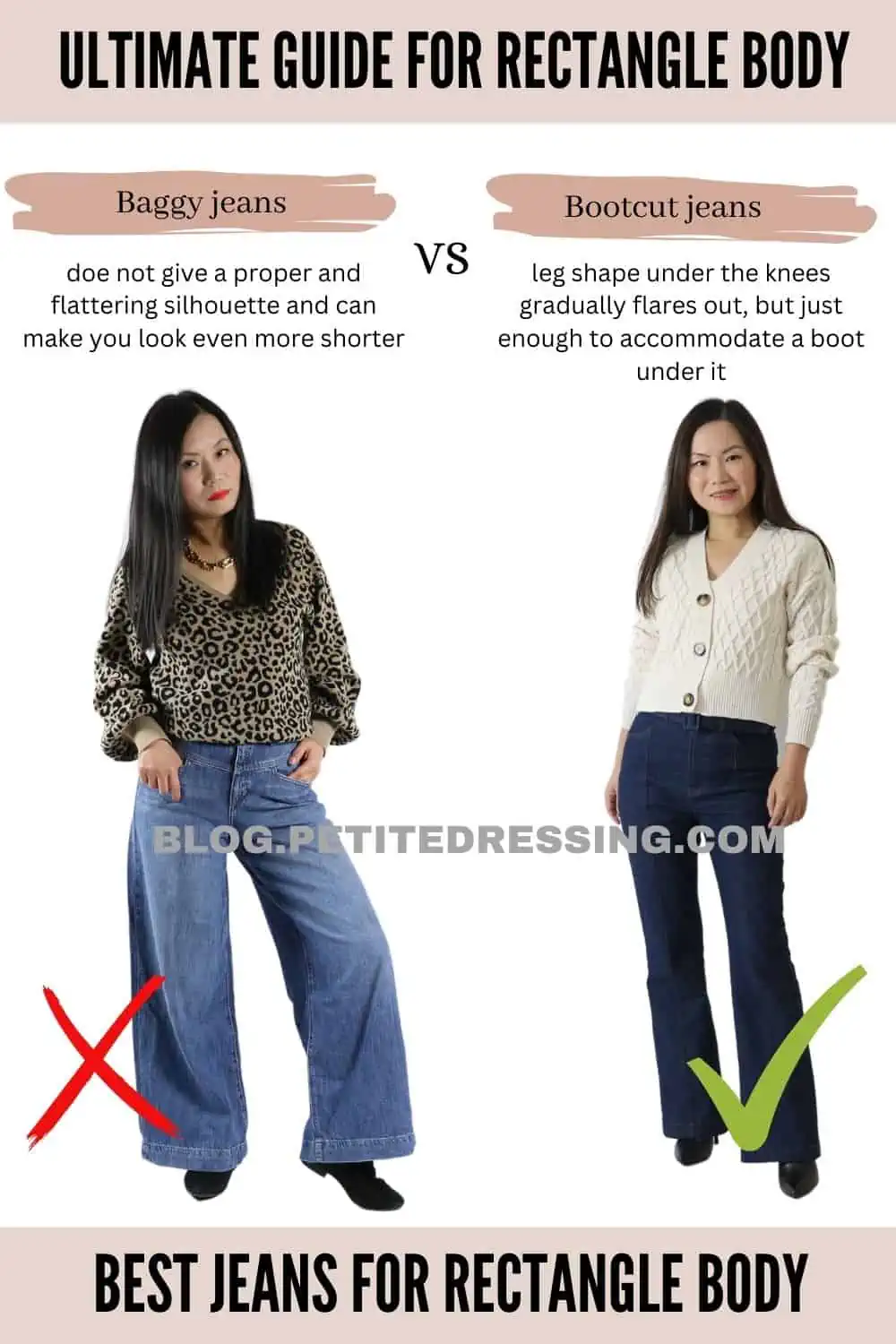 How to dress for your body shape: Rectangle  Rectangle body shape outfits,  Rectangle body shape, Body shapes