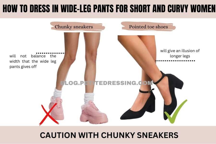 Caution with Chunky sneakers