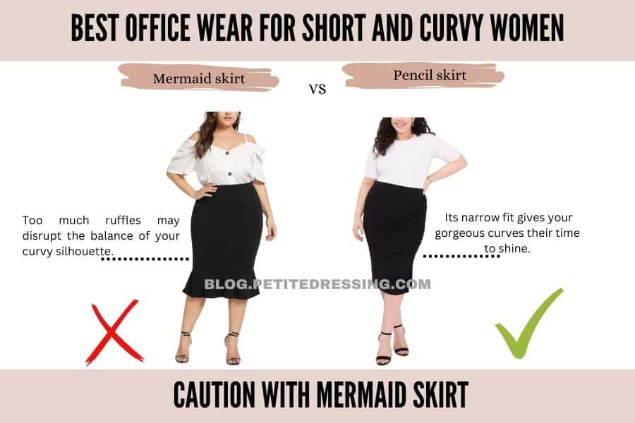 Caution with mermaid skirt