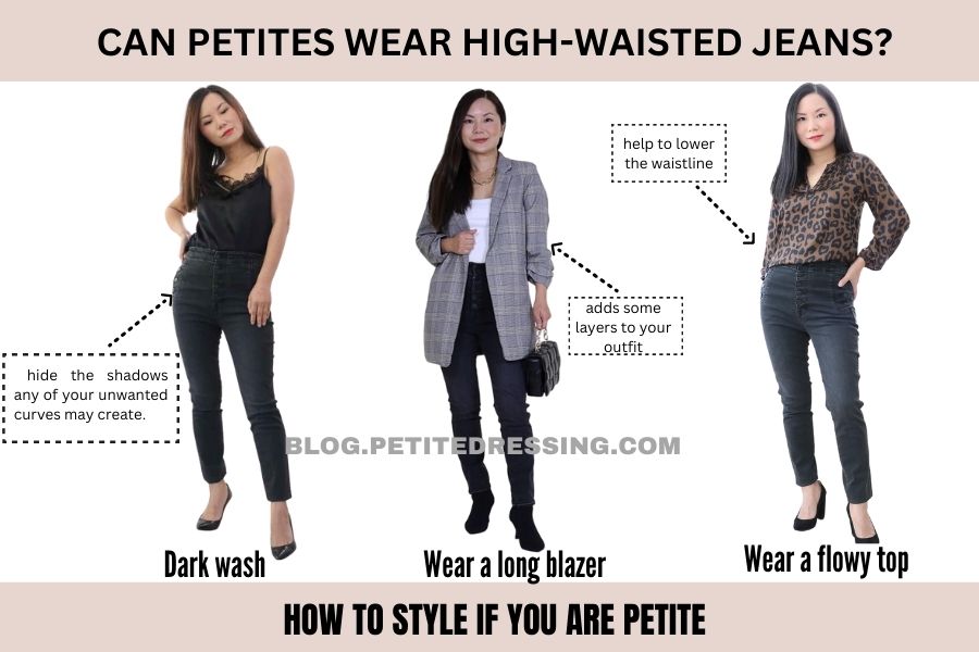 Can Petites Wear High-Waisted Jeans? - Petite Dressing