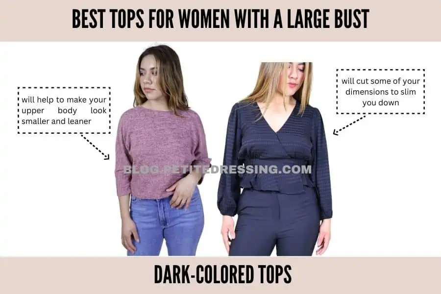 The Complete Tops Guide for Petites with Large Bust - Petite Dressing