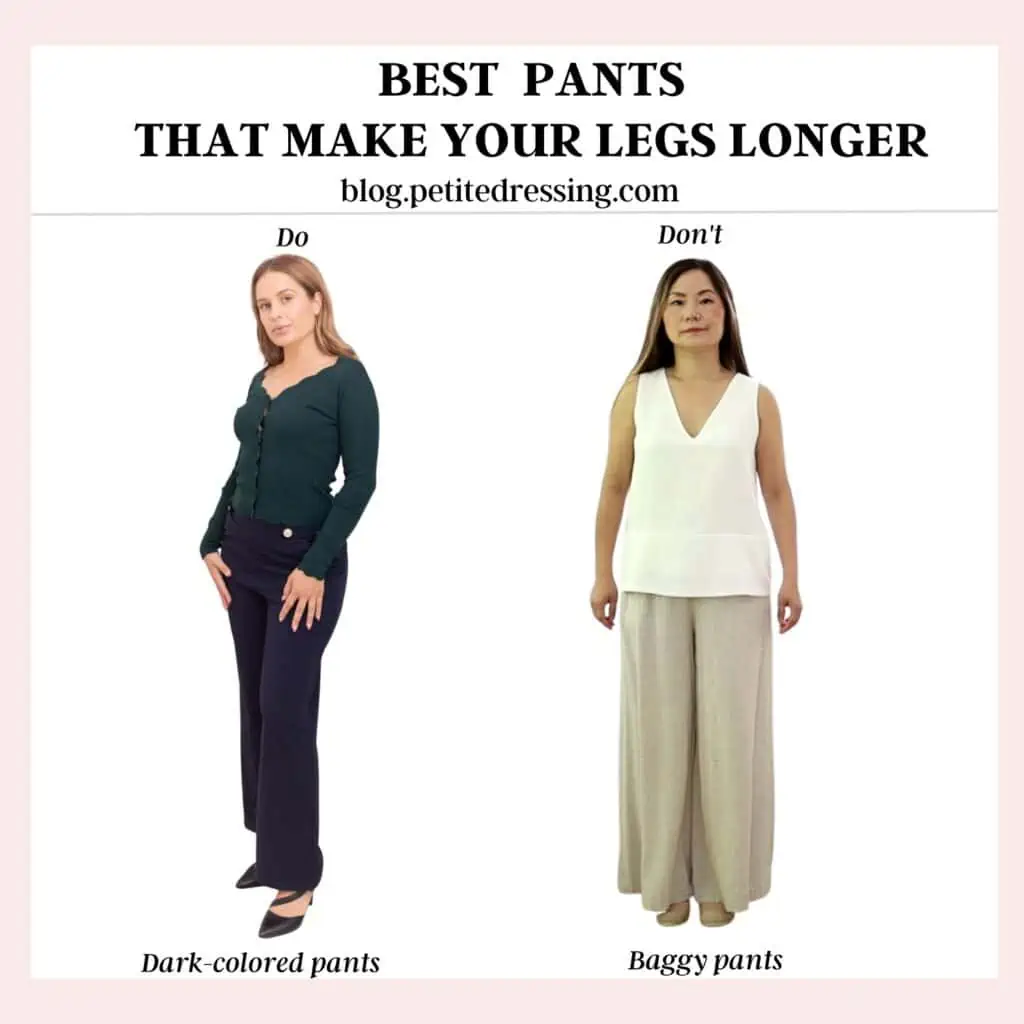 I’m 5’2, here’s 9 Pants Styles that makes your Legs look Longer