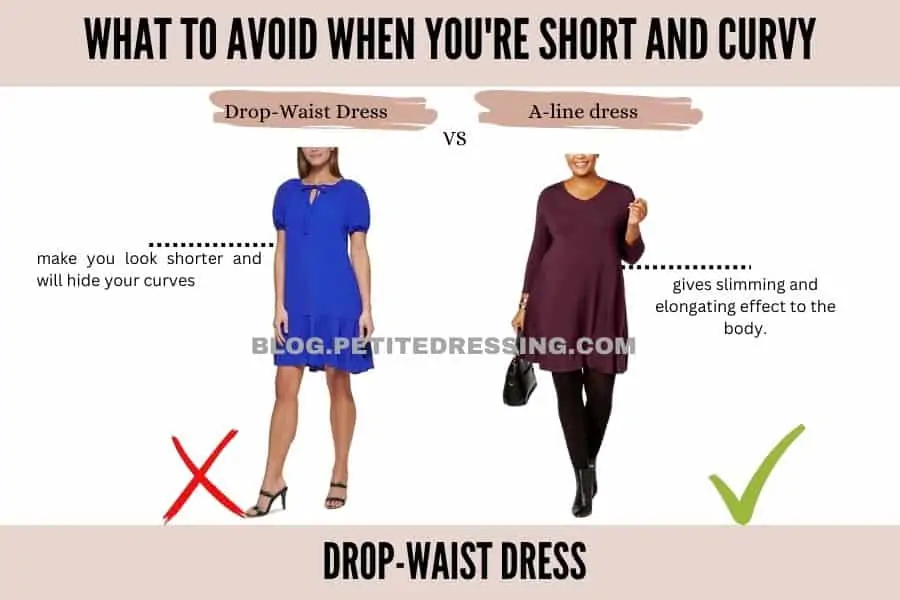 What Not to Wear if You're Short and Curvy - Petite Dressing